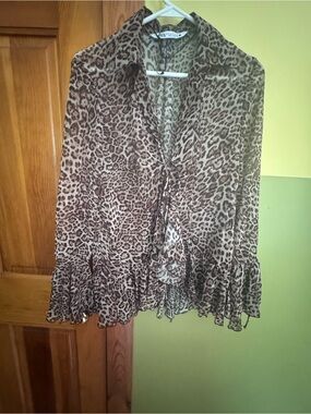 Zara | Tops | Zara Print Top Sz S Nwt Ref 875627 Size M | Poshmark